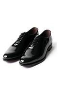 Noir Patent Oxford Shoes