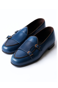 Azure Double Buckle Loafers